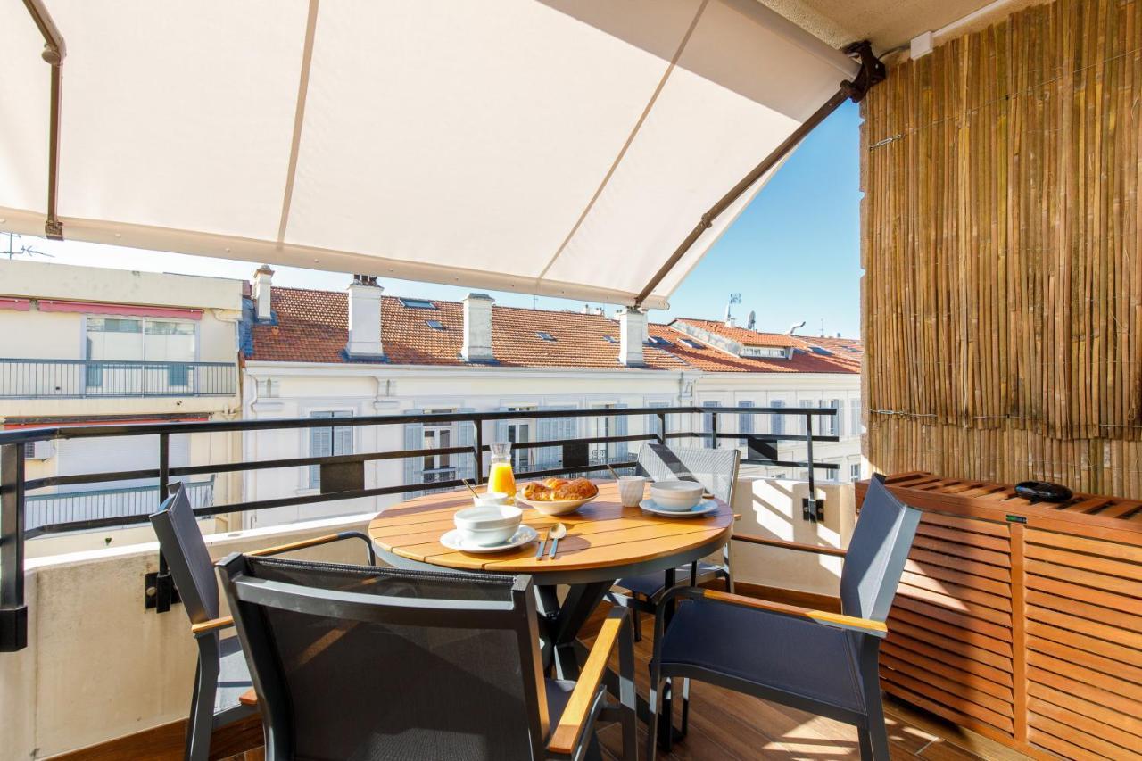 Citybeach Soha- Rue D'Antibes - 2 Bdr 2 Bthr 1 Toil - Clim Terrace Parking Elevator Cannes Kültér fotó
